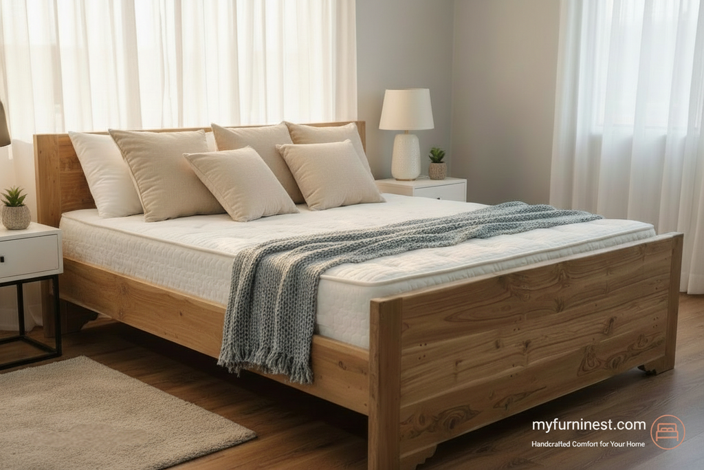Nova Bed – A fresh, modern design with a bright presence