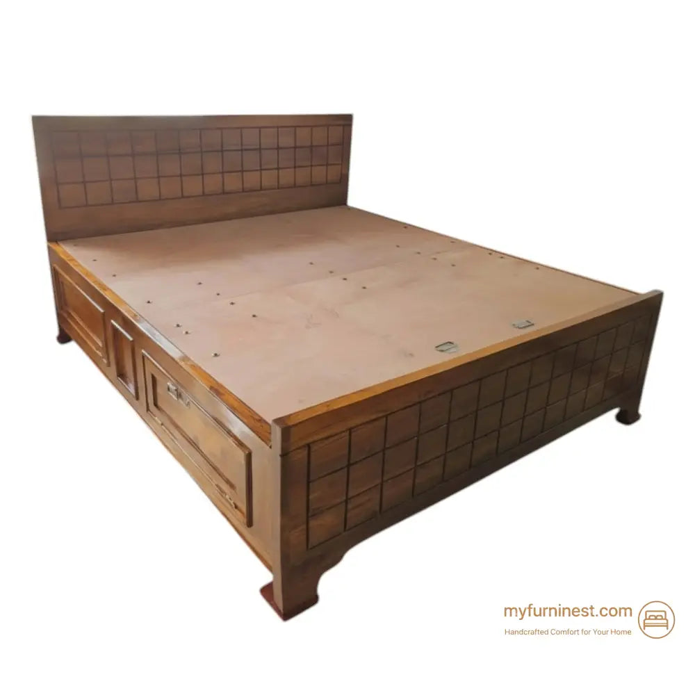 Elara Bed – Sleek and graceful with a contemporary touch. - Bed