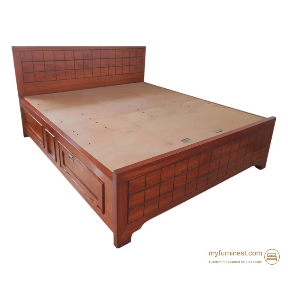 Elara Bed – Sleek and graceful with a contemporary touch. - Bed