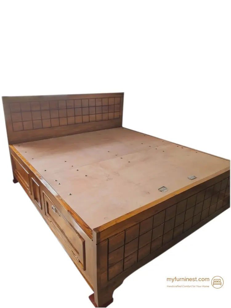 Elara Bed – Sleek and graceful with a contemporary touch. - Bed