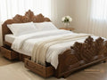 Rajwadi Bed – Reflects traditional royal living and luxury - Bed